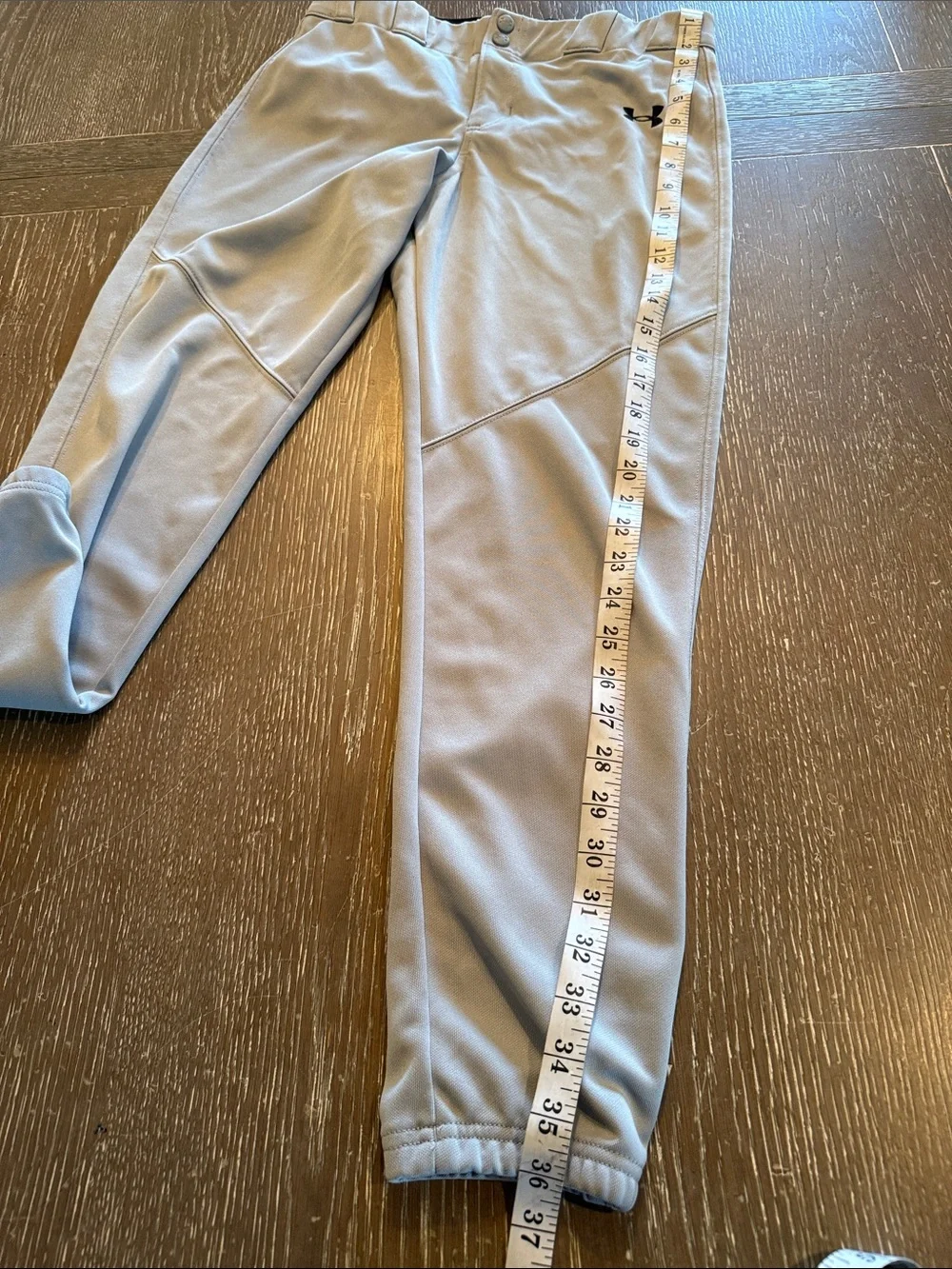 Under Armour baseball pants youth kids XL Light Gray Athletic style 1374382
